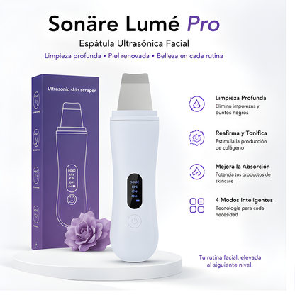 Sonäre Lumé — Espátula Ultrasónica Facial